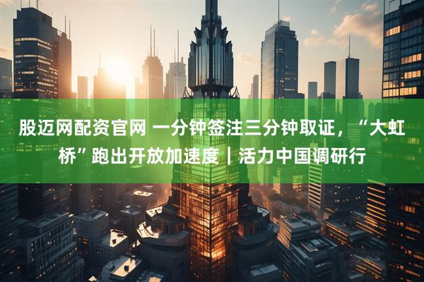 股迈网配资官网 一分钟签注三分钟取证，“大虹桥”跑出开放加速度｜活力中国调研行
