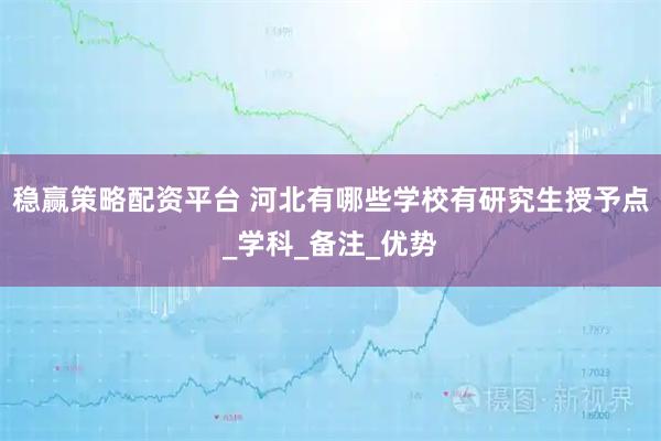 稳赢策略配资平台 河北有哪些学校有研究生授予点_学科_备注_优势